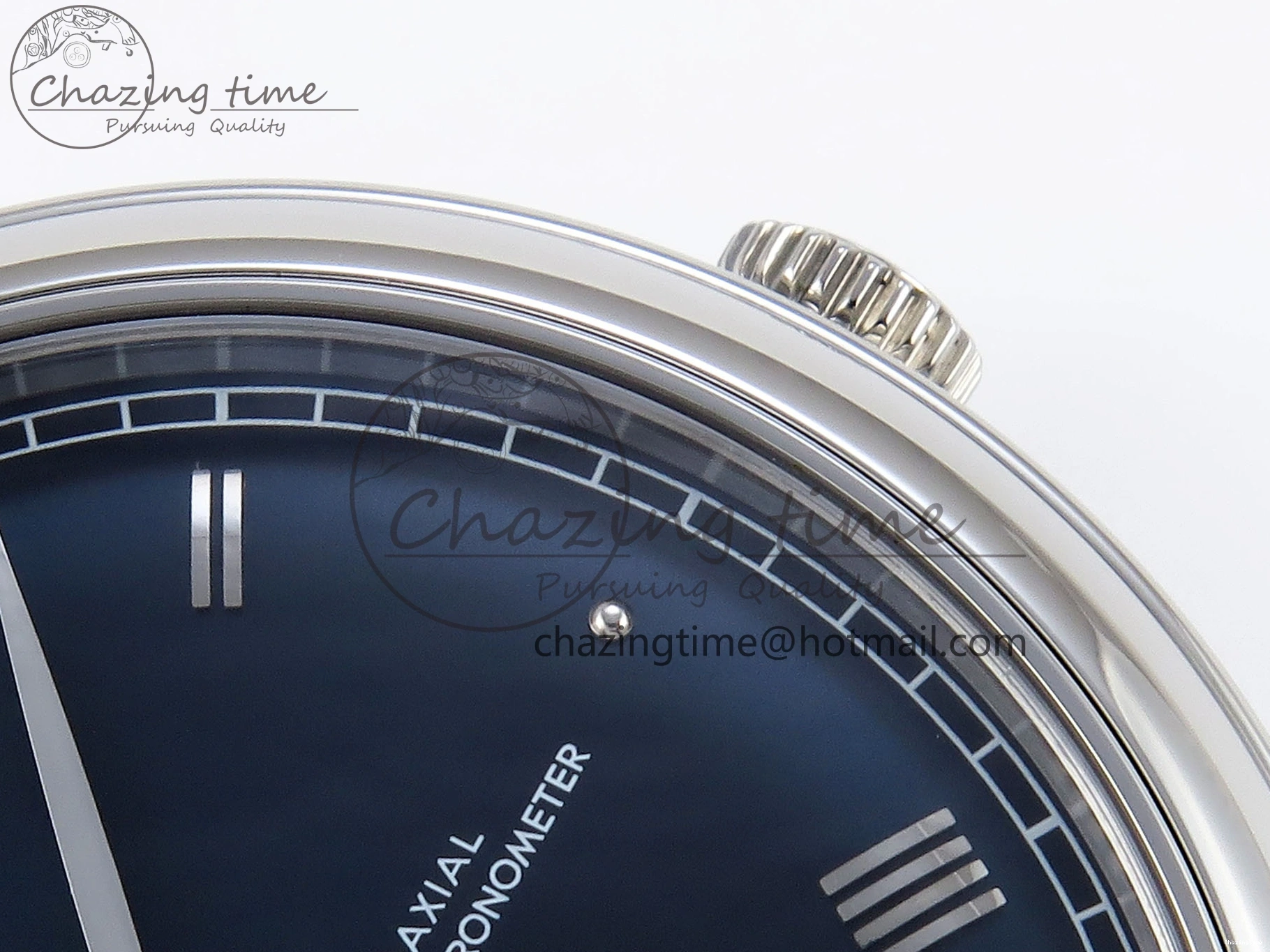 1221 De Ville Power Reserve SS MKF 1:1 Best Edition Black Dial on Black Leather Strap A Packable 7744